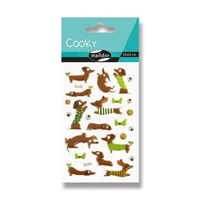 Aufkleber Maildor 3D-Cookie-Dackel